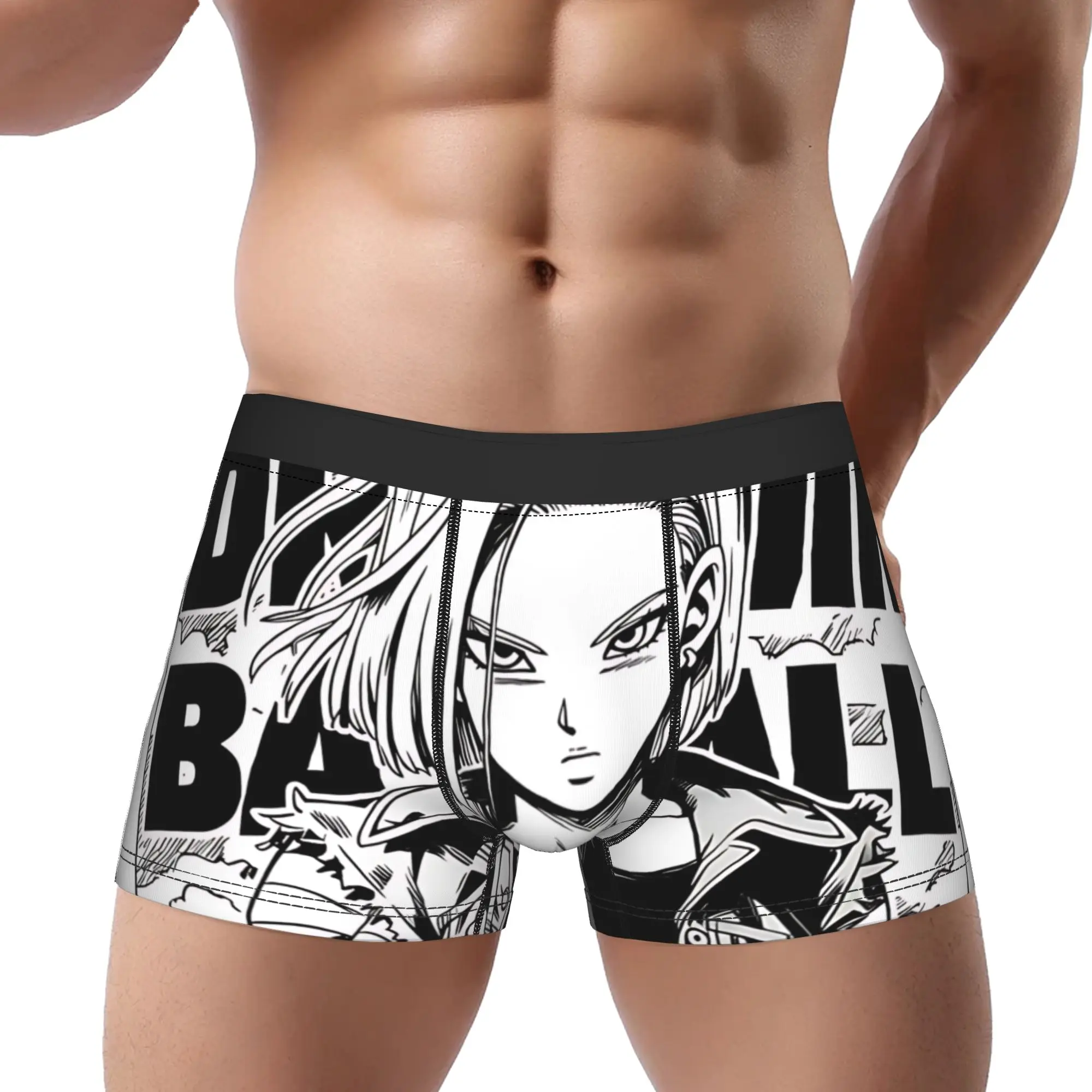 boxers Dragon Ball manga style Underpants Homme Panties Male Underwear Comfortable Shorts Boxer Briefs