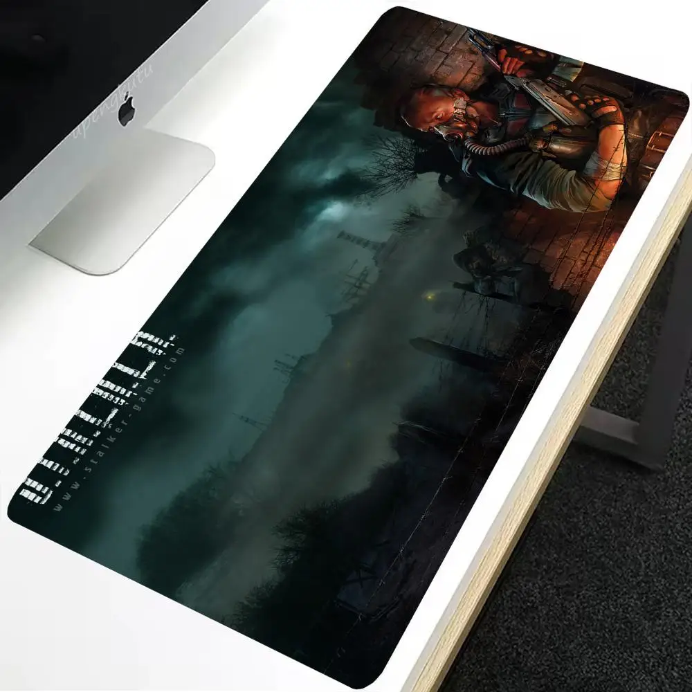 Stalker 2 Large Gaming Mouse Pad Computer Laptop Rupper Keyboard Pad Desk Mat PC Gamer Mouse Mat XXL Office Mouse pad