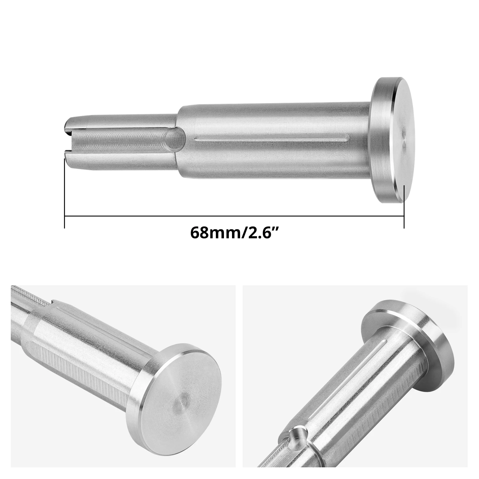 BEVINSEE Schalthebel-Drehzapfen aus Edelstahl für VW Golf MK7 MK7.5 MK8 Schaltgetriebe, Verbesserte Schalldynamik – Detail 3