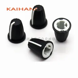 5PCS Soft rubber Cap mixing consoles knob cap potentiometer knob diameter 16.5MM height 19MM D Shaped 90°/180°  Inner Hole 6mm