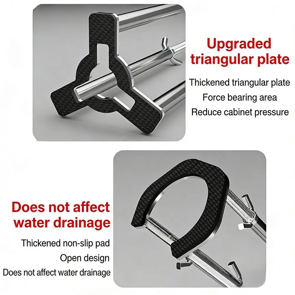 

Stainless Steel Undermount Sink Supports Multifunctional Adjustable Bottom Installation Support Long-Lasting Durability
