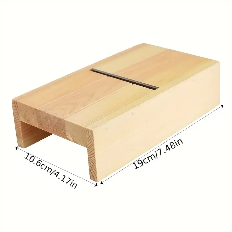 1Pc Wood Box Cutting And Beveler Planer Tool Wooden Adjustable Loaf Soap Cutter For Handmade Soap Making