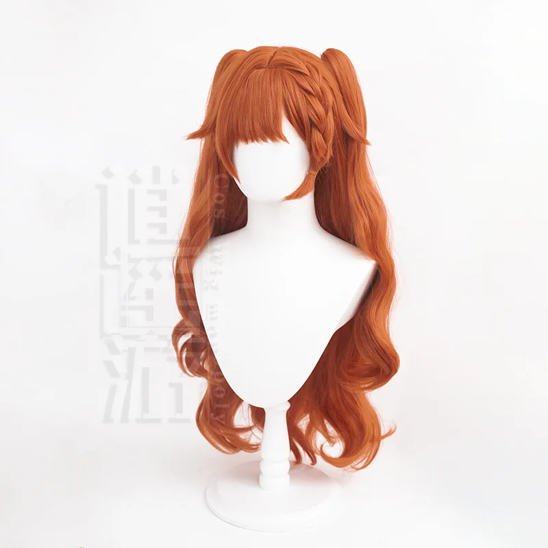 Sonetto Cosplay Wigs Game Reverse 1999 Wig 85CM Orange Heat Resistant Synthetic Hair Halloween Party Anime Cosplay Wigs+Wig Cap