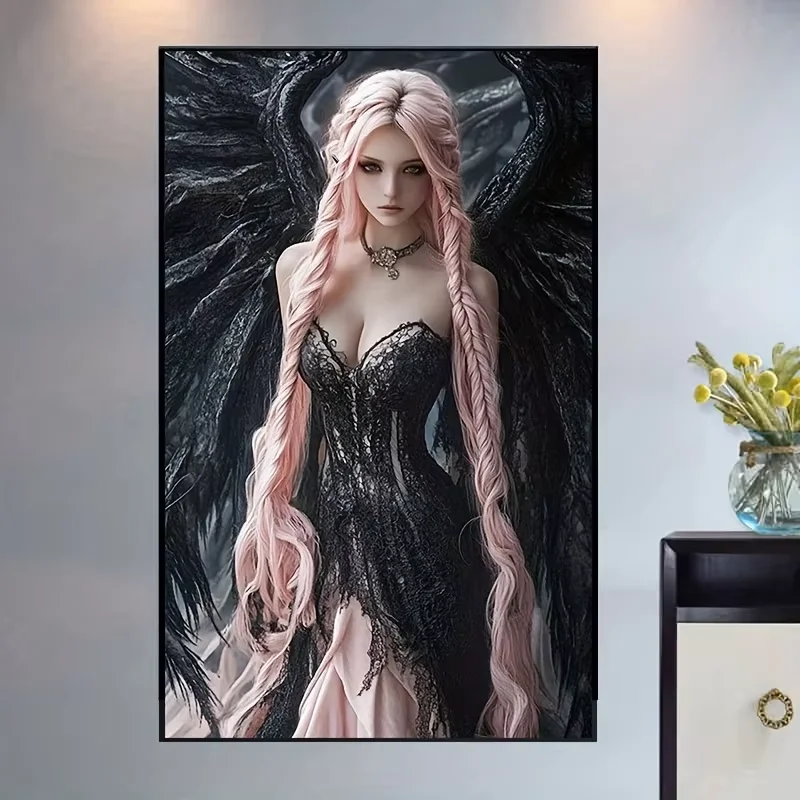 

Devil Angel Girl Jigsaw Puzzles DIY Adults Puzzle Games Family Fun Puzzles Educational Toys reative Gifts for Teenagers