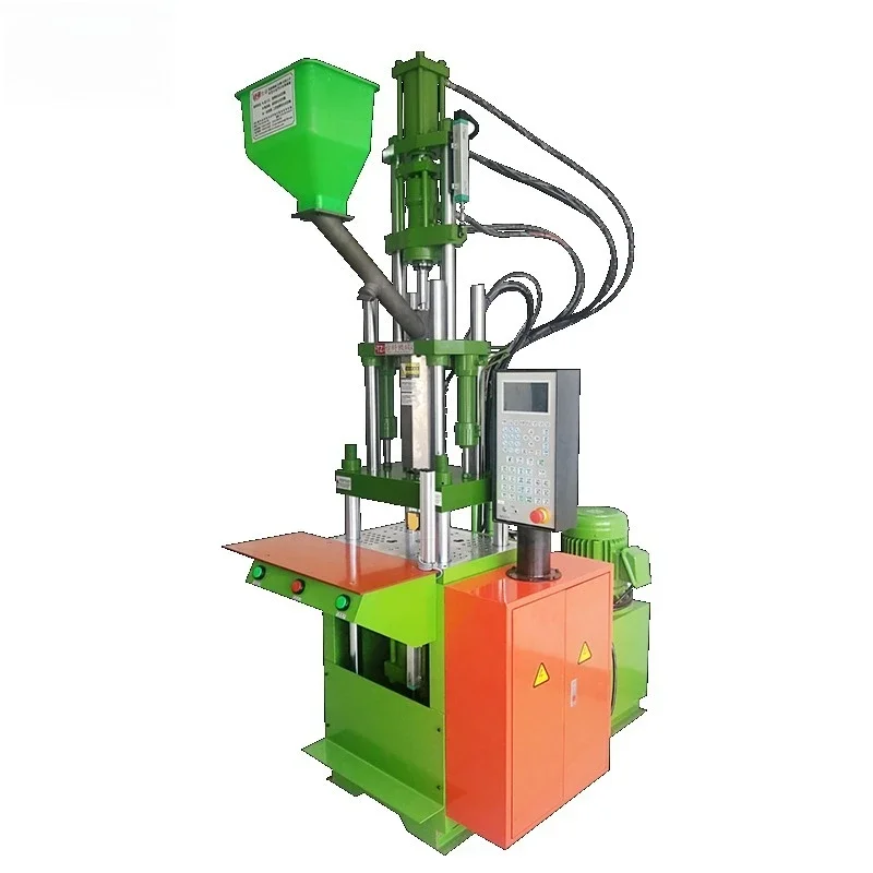Vertical injection molding machine power plug forming machine small wire automatic plastic product injection machinery