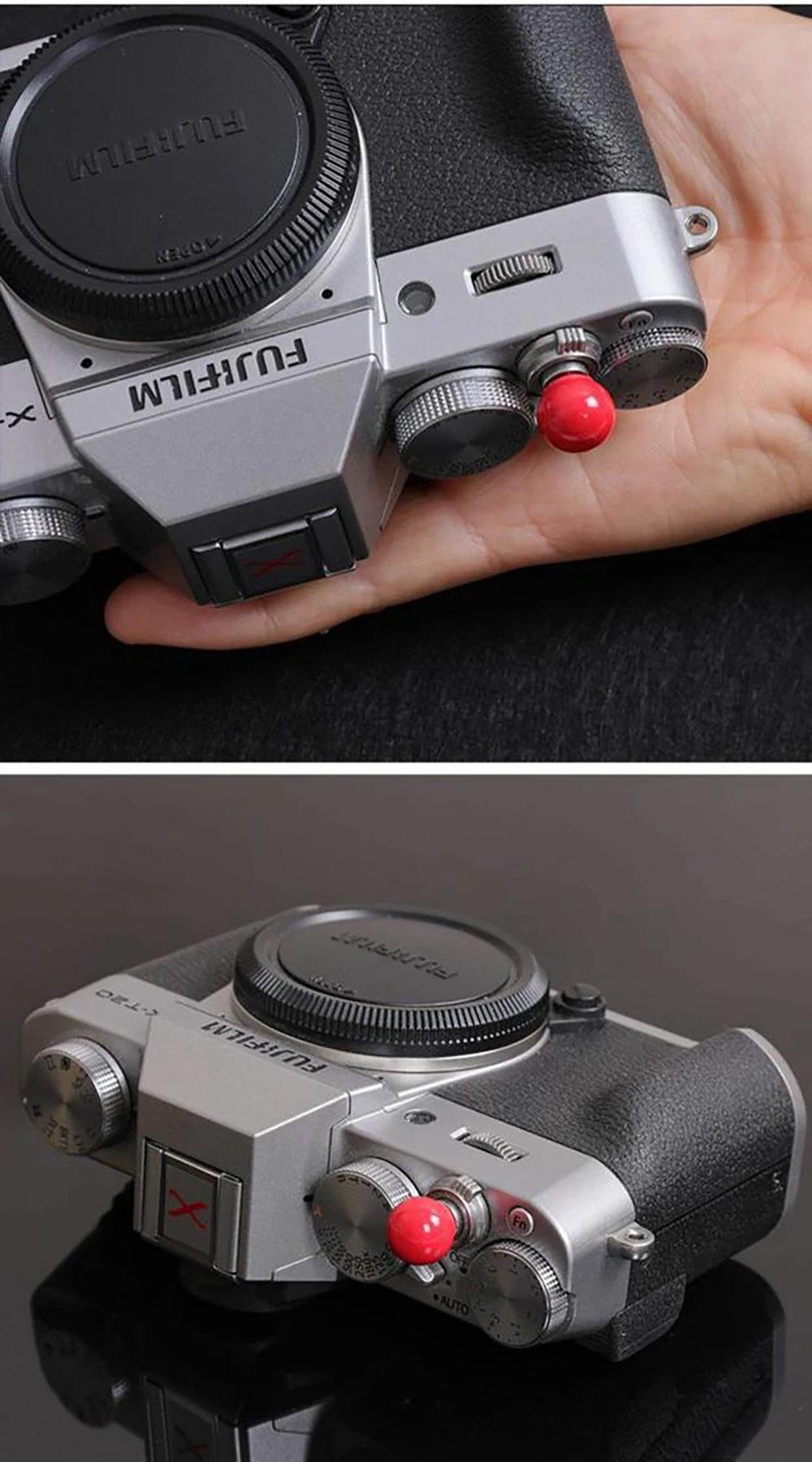 كرة تحرير مصراع الكاميرا ، زر الكاميرا ، مناسب لفوجيفلم XT50 XT30 XT20 XT5 XT4 XT3 XE4 XE3 XE2 X100VI V X100F X100T X100S X100 X30