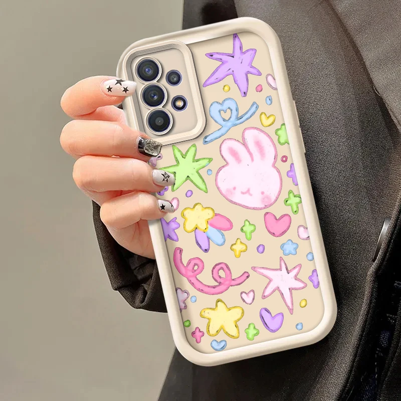 for Samsung A22 A23 A24 A03 A04 A05 M22 A21S A03S 4G A05S A50 soft Lovely shockproof cute girl phone case Casing