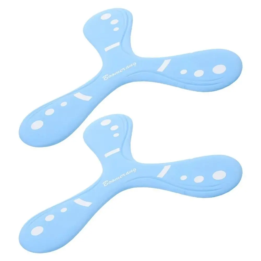 Juguete Boomerang volador de retorno rápido, Boomerang Interactivo Profesional de tres hojas, divertido juego de captura de regreso