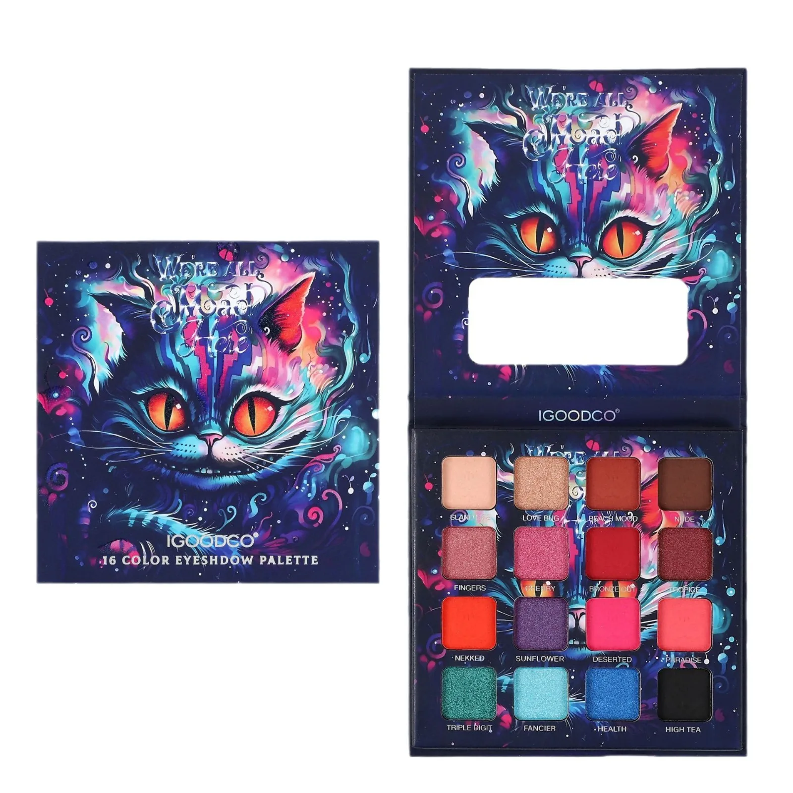 Палитра блестящих матовых теней для век, 16 цветов, мерцающие тени для век, пигмент, водостойкая стойкая косметика, набор для красоты и макияжа для девушек