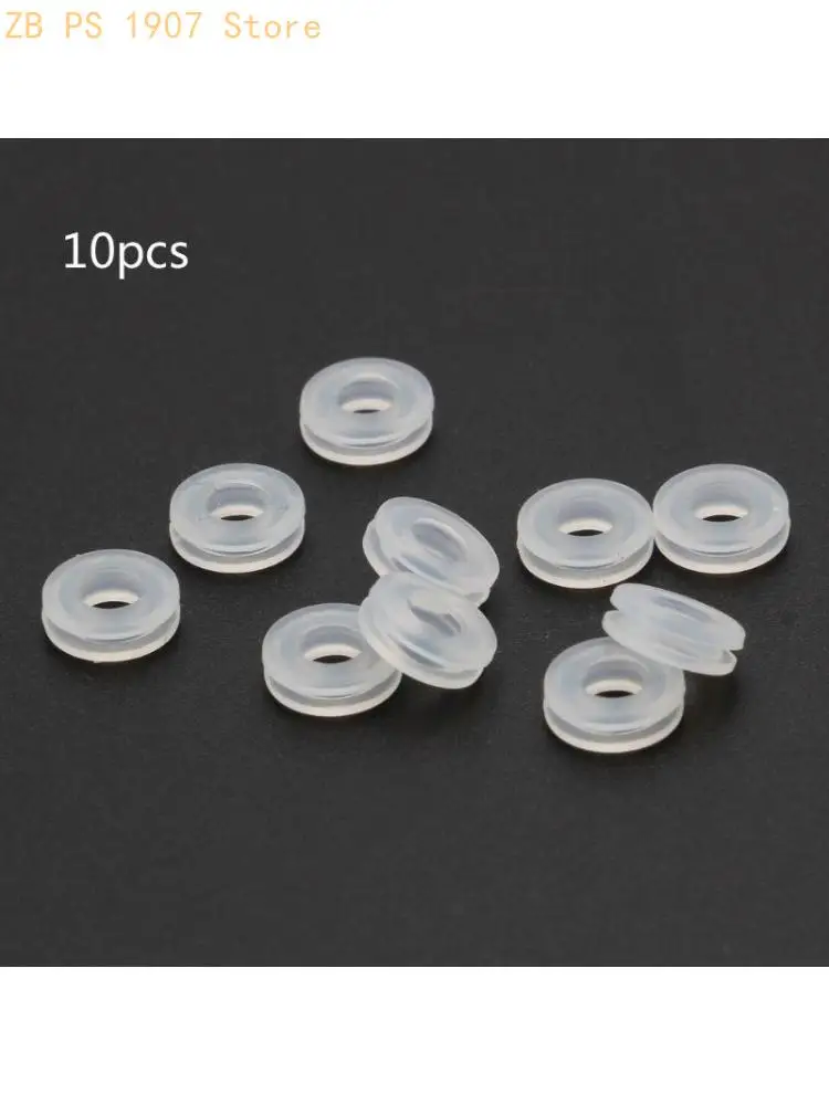 10Pieces Earring Pads Round Silicone Earring Cushions Soft Silicone Earring 55KA
