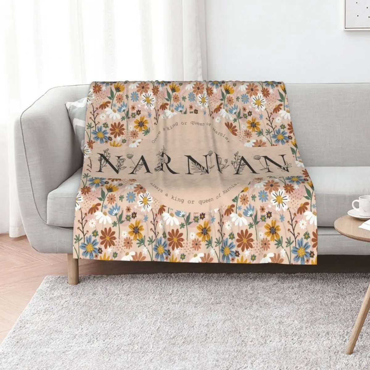 

Narnian Throw Blanket Custom Decorative Sofas Winter beds Multi-Purpose Blankets