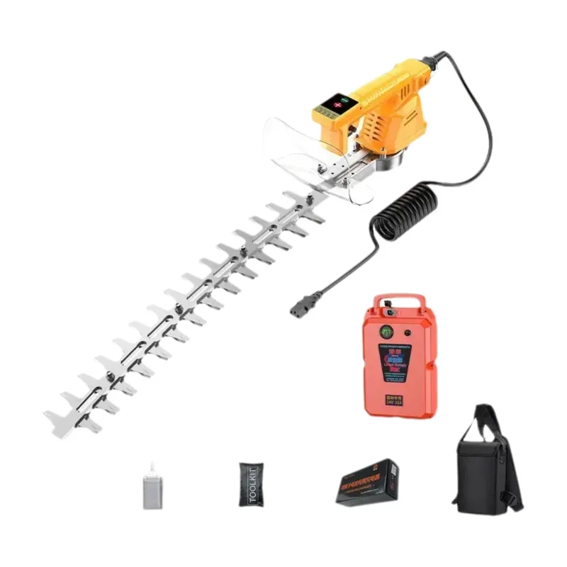 Brushless Lithium Battery Hedge Trimmer Backpack High Power Pruning Shear Garden Trimming One Hand Trimmer