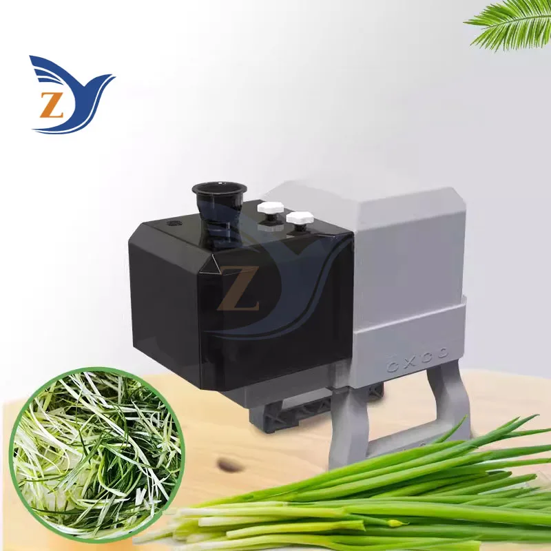 Cutting Scallion Machine Electric Automatic Stainless Steel Celery Pepper Commercial Roast Onion Duck Scallion Home Application