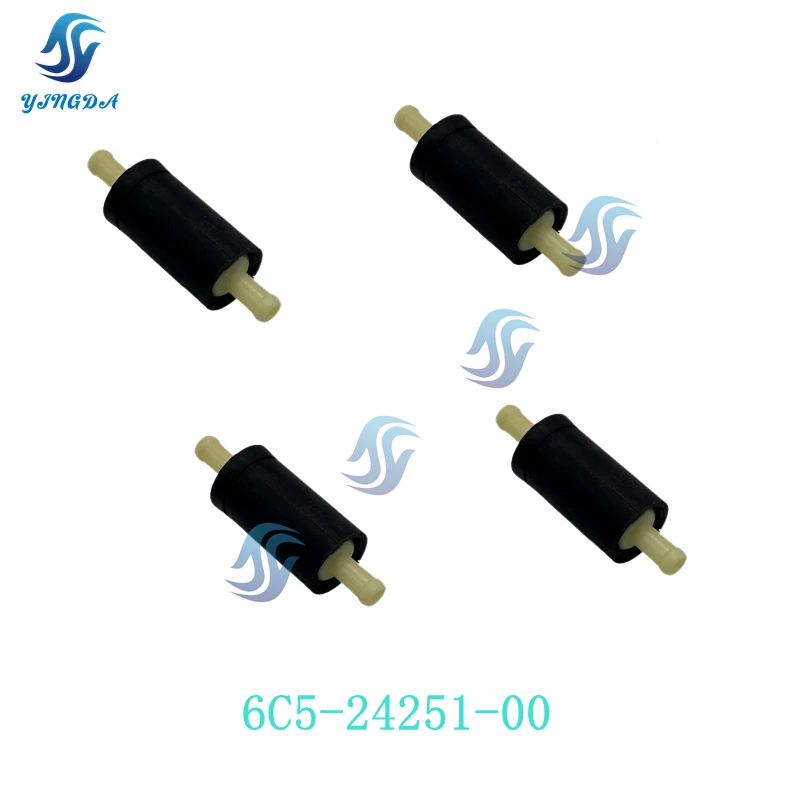 

Топливный фильтр 6C5-24251 для подвесного мотора Yamaha 4T F70 F75 F90 F115, линейный топливный фильтр-фильтр 6C5-24251-00 6C5-24251-00-00