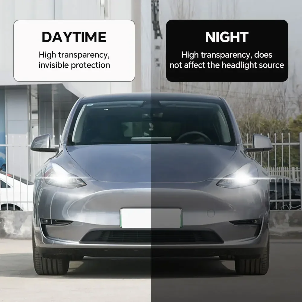 Для Tesla Model Y 2020-2024 предварительно вырезанный бюстгальтер PPF, фары заднего вида, стойки B, дверная ручка, защитная пленка для краски из ТПУ, комплект против царапин