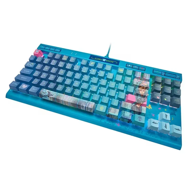 CORSAIR K70 RGB TKL JOJO co-branded competitive Red Axis Mechanical keyboard 87 keys 8000Hz PBT key cap