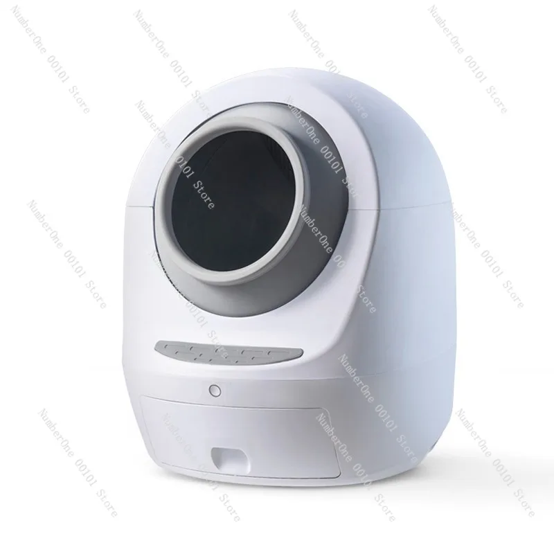 Smart Automatic Cat Litter Box Fully Enclosed Space Capsule Electric Self Cleaning Litter Tray Intelligent Odor Control Large