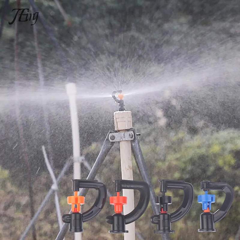 

5Pcs G-Type 360Degree Sprayer Nozzle Small Rotary Wheel Irrigation Nozzle Greenhouse Water-Saving Micro Nozzle For Watering