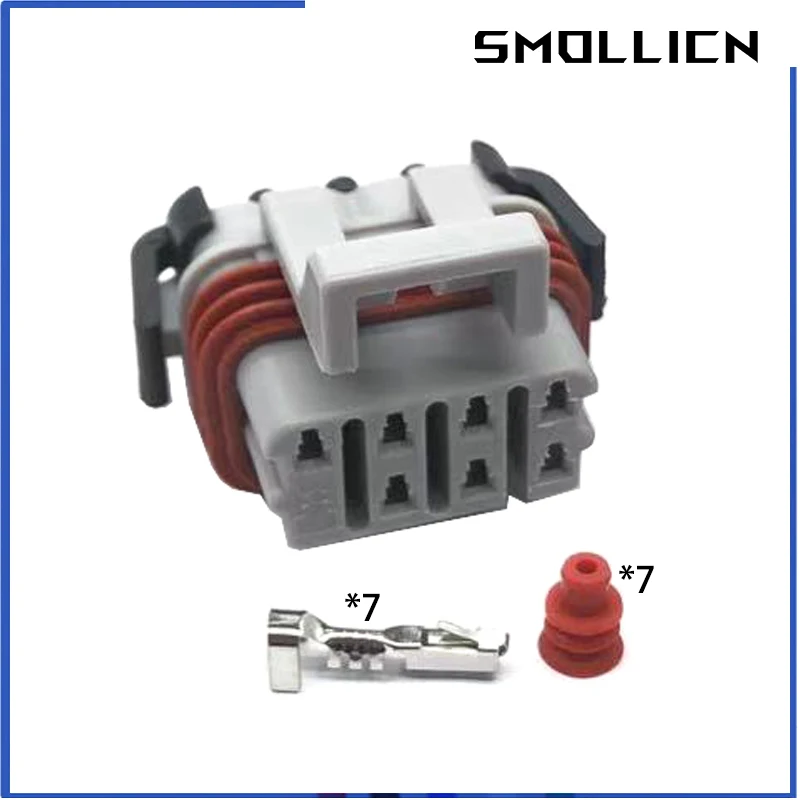 1 Set Grey 7 Pin Automotive Connector GM LS Ignition Coil Waterproof Socket Male Female Plug 12047933 12047938 DJ7071Y-1.5-11