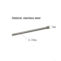 Dental Polishing disc Holding Rod Tool Mandrels HP  Φ2.35mm shank ,3mm small head size length 46mm Stainless steel material