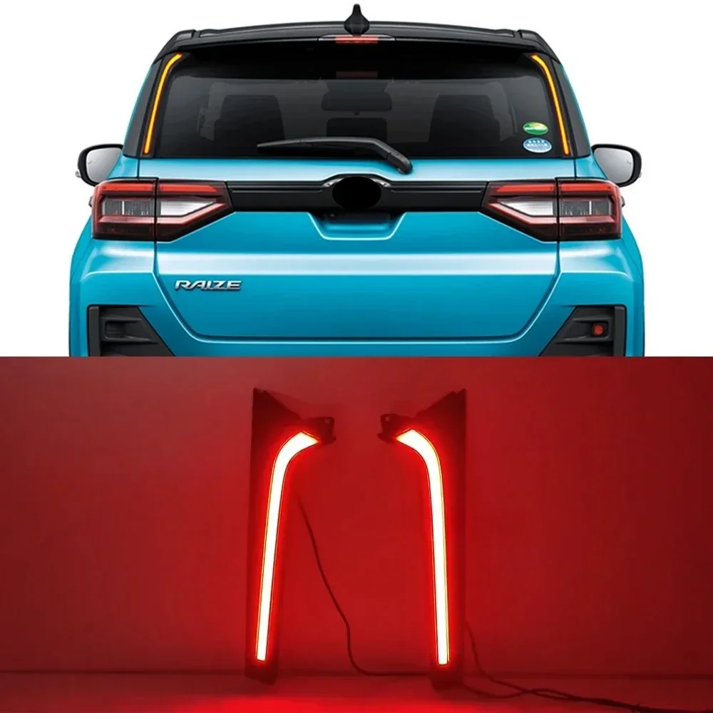 Car Trunk Tail Lights For Toyota Raize Ativa 2020 2021 2022 LED Rear Bumper tail light fog lamp Brake turn signal lamp