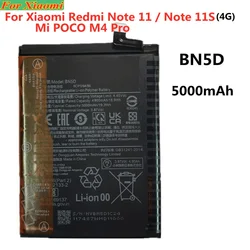 BN5D Battery For Xiaomi Redmi Note 11S 11 S Note11S 4G M4 Pro M4Pro 4G Mobile Phone Battery Bateria 5000mAh
