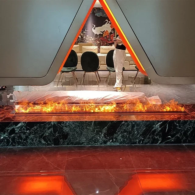 Fire Humidifier Himudifier pelembap udara, pembuat kabut api Llama Diffuser pelembab udara Hhumidifier 3D