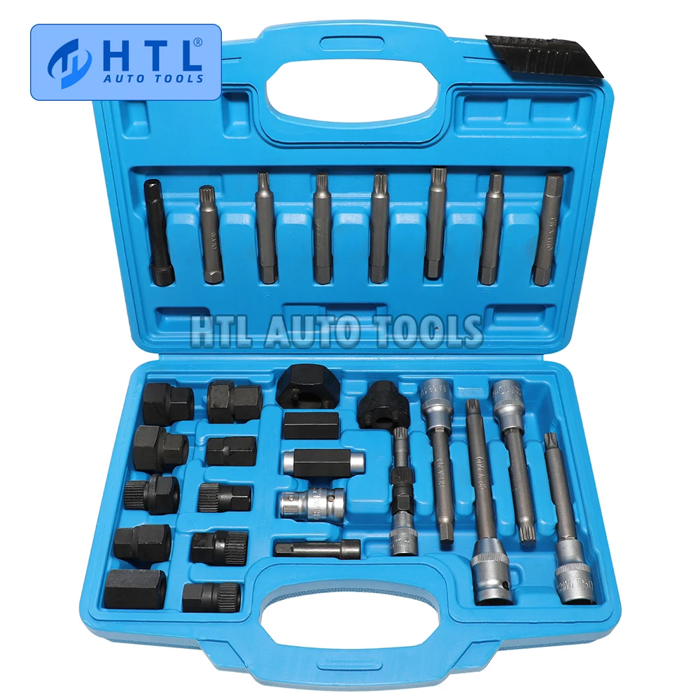 30pcs Alternator Freewheel Pulley Puller Alternators Tool Set Special Socket Set