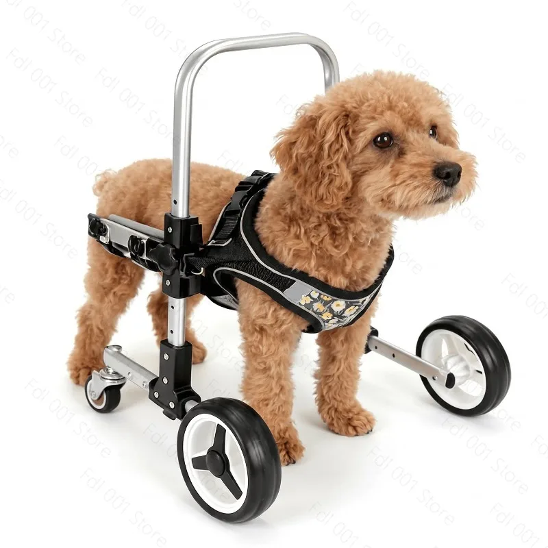 Small Medium Dog Forelimb Wheelchair Mobility Assist Lightweight Pet Support Walker
