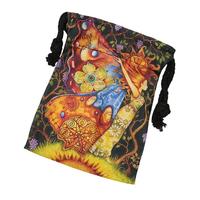 Tarot Bags And Pouches Drawstring Tarot Cards Bag Tarot Card Storage Bag With Digital Printing Multifunction Tarot Bag For Cards