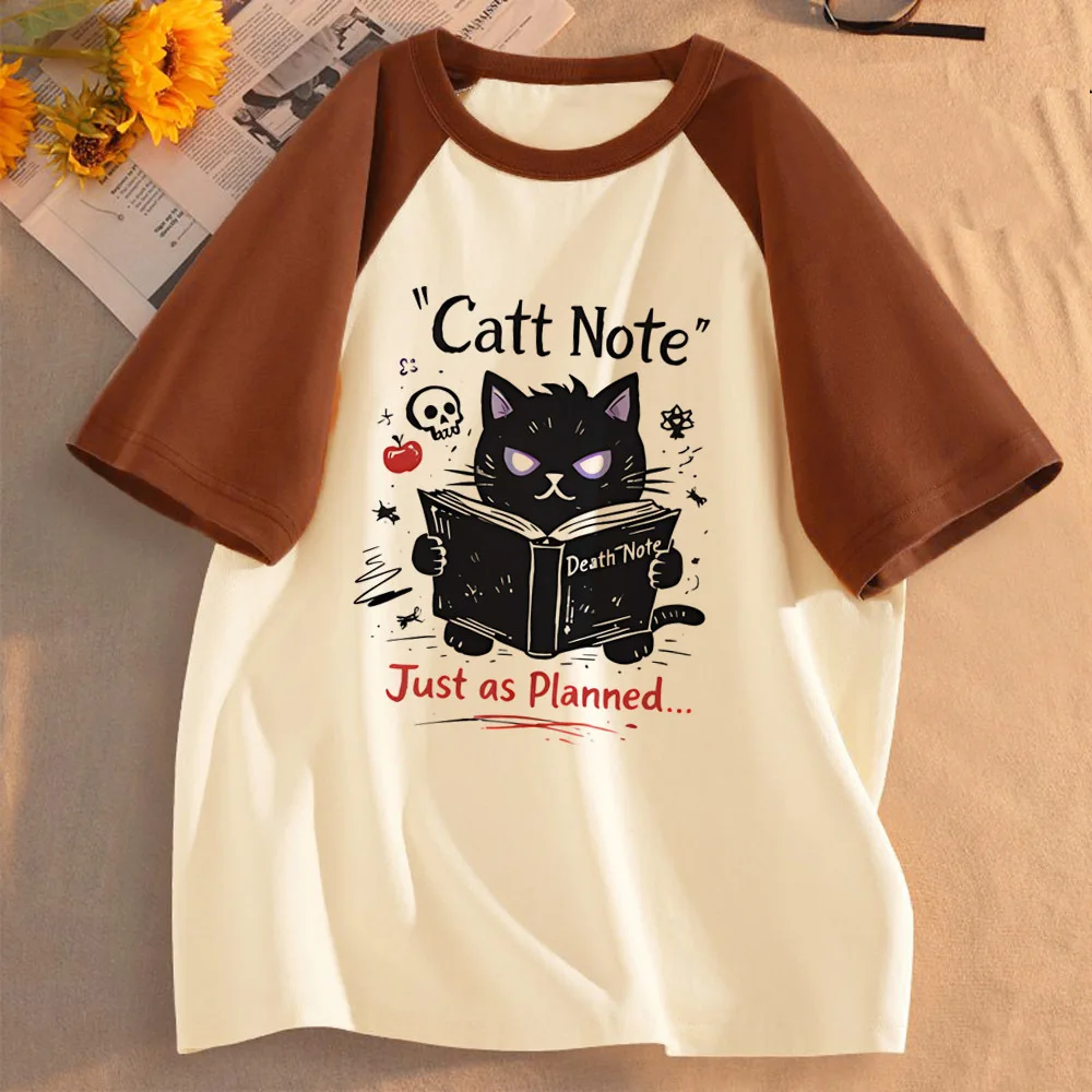 Death Note top tees femme japanese harajuku dollette t-shirt vintage kawaii cutecore 2000s party