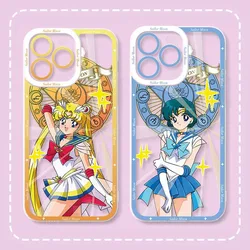 Anime Sailors Moons Case For Xiaomi 13T 12T 11T 10T 14 13 12 11 Lite 5G NE POCO F6 X6 Pro X3 NFC X5 X4 GT F3 F4 F5 M6 M5S C65