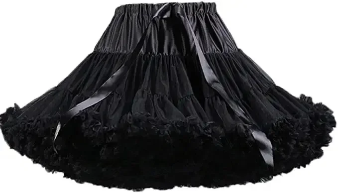 

Women's A Line Ruffle Tutu Petticoats Candy Color Puff Crinoline 2023 Bride Bridal Wedding