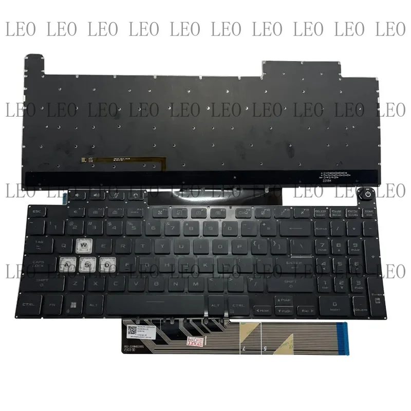 MY US English Color RGB Backlit Keyboard For ASUS TUF Gaming F15 FX507ZR FX517ZM