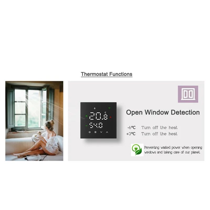 A32T-سخان المرجل الذكي التحكم في درجة الحرارة التبديل تويا واي فاي لجوجل المنزل اليكسا متوافق استبدال A-New أليس