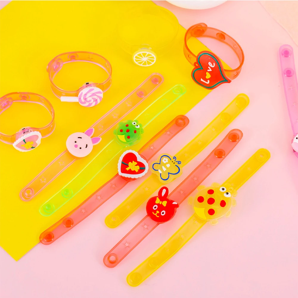 

10 Pcs LED Luminous Fun Watch for Kids Birthday Party Baby Shower Gift Pinata Filler Halloween Carnival Christmas Gift 팔찌
