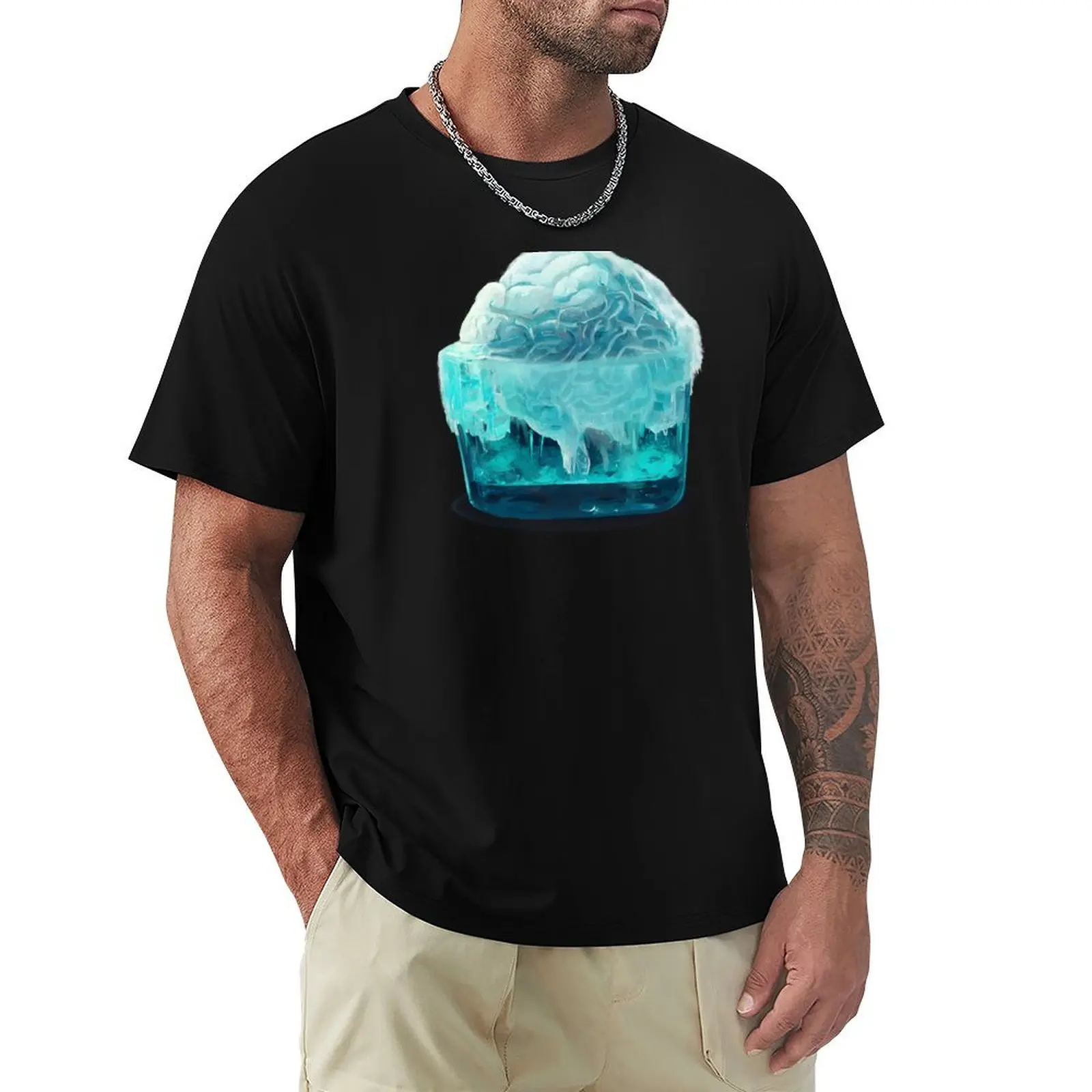 Brain Freeze T-Shirt sports fans funnys outfits for men