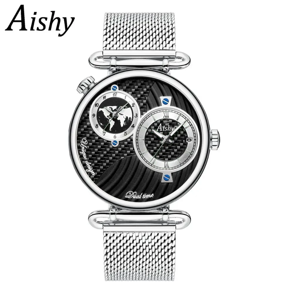 （flash sale）Watch  Men Luxury  Brand  Top  Sport  Watch   two Date watch  Quartz    Men Wristwatch  часы мужские   reloj hombre