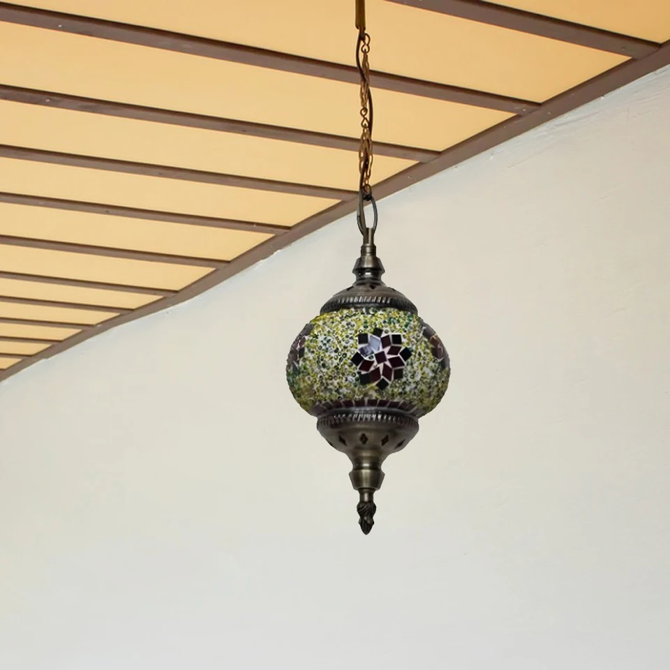 Turkish Moroccan Mosaic Pendant Light Chandelier