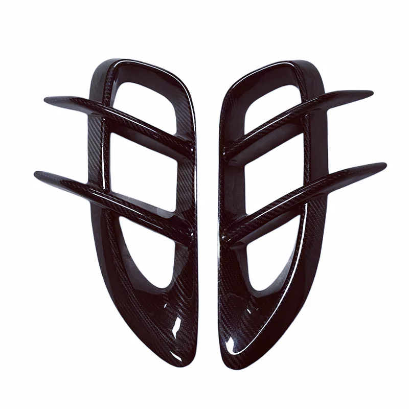 

TK style genuine 3K carbon fiber vents for the Porsche Cayman Boxster 718 body kit front bumper edge rear diffuser side skirts