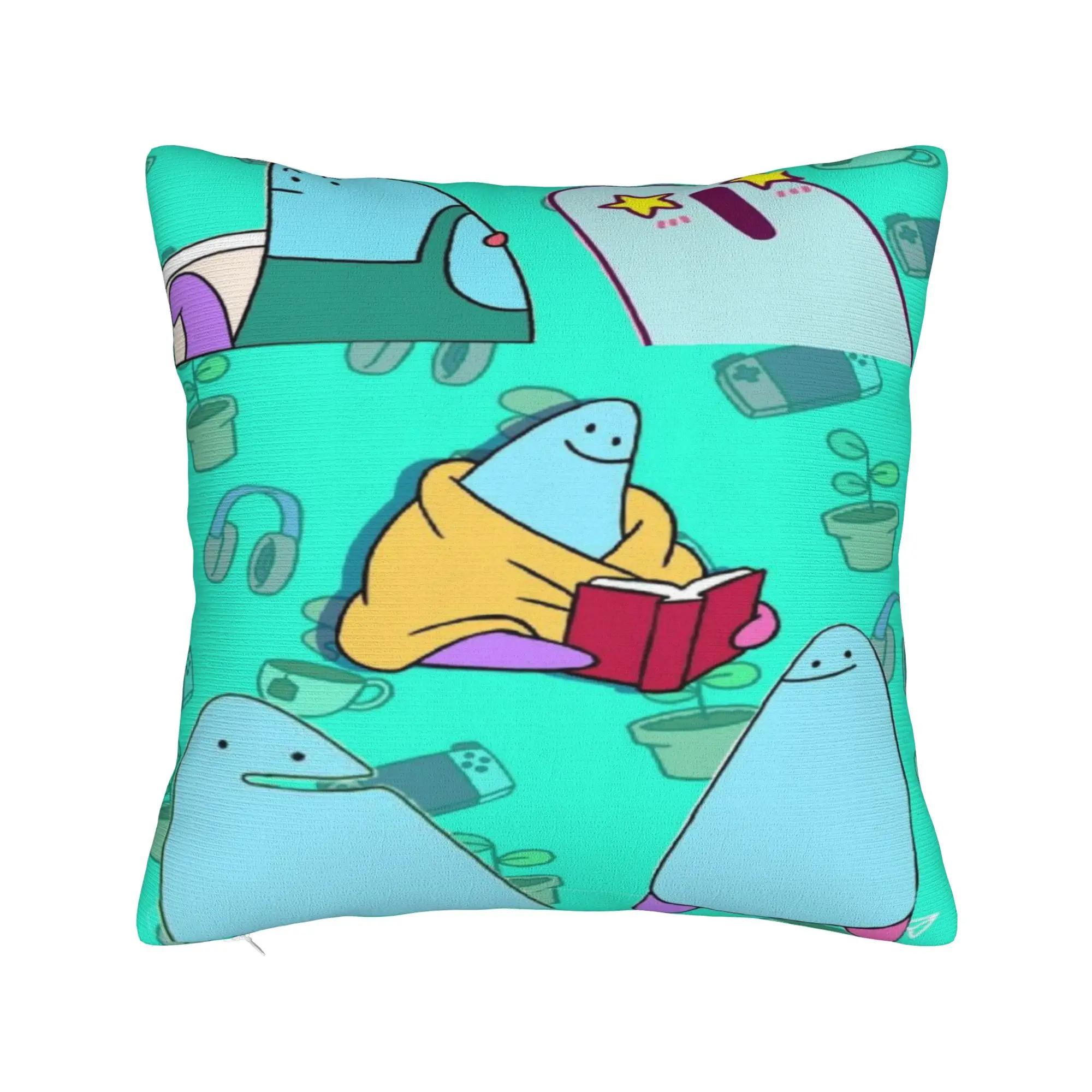 The Land Of Boggs Pillow Case  Kawaii Pillow Cover Comfy Pillowcases For Living Room Sofa