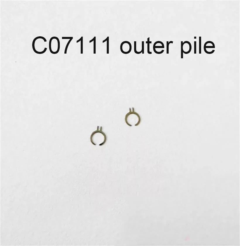 

Аксессуары для часов, подходящие для оригинального механизма CO7111, внешняя ворса c07111, поворотный зажим, запасные части для внешнего ворсового кольца