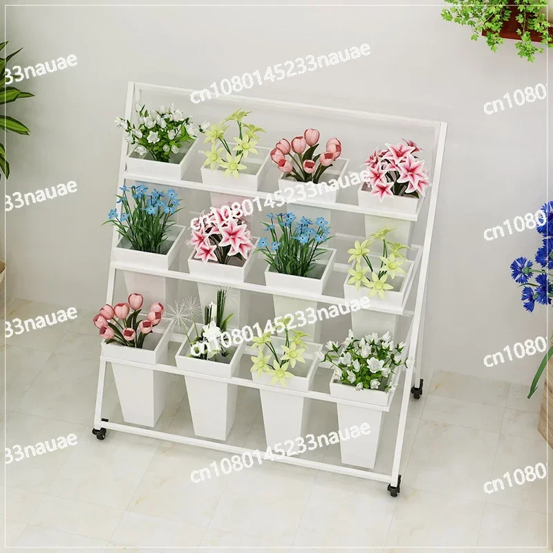 Folding Flower Rack, Movable Staircase, Multi-layer Rack, Iro Shop Bucket Display