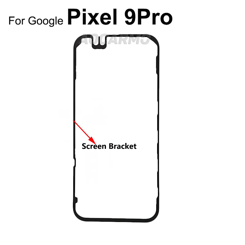 For Google Pixel 8Pro 8 9 Pro 7 5 6 Pro 6a 9ProXL Front Screen Stand Middle Bezel Frame LCD Display Bracket Plastic Replacement