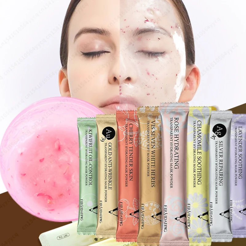 

Soft Hydro Jelly Mask Powder Anti-Aging Brighten Peel Off Diy Facial Mask Crystal Flower Mask Powder Spa Beauty Skin Care