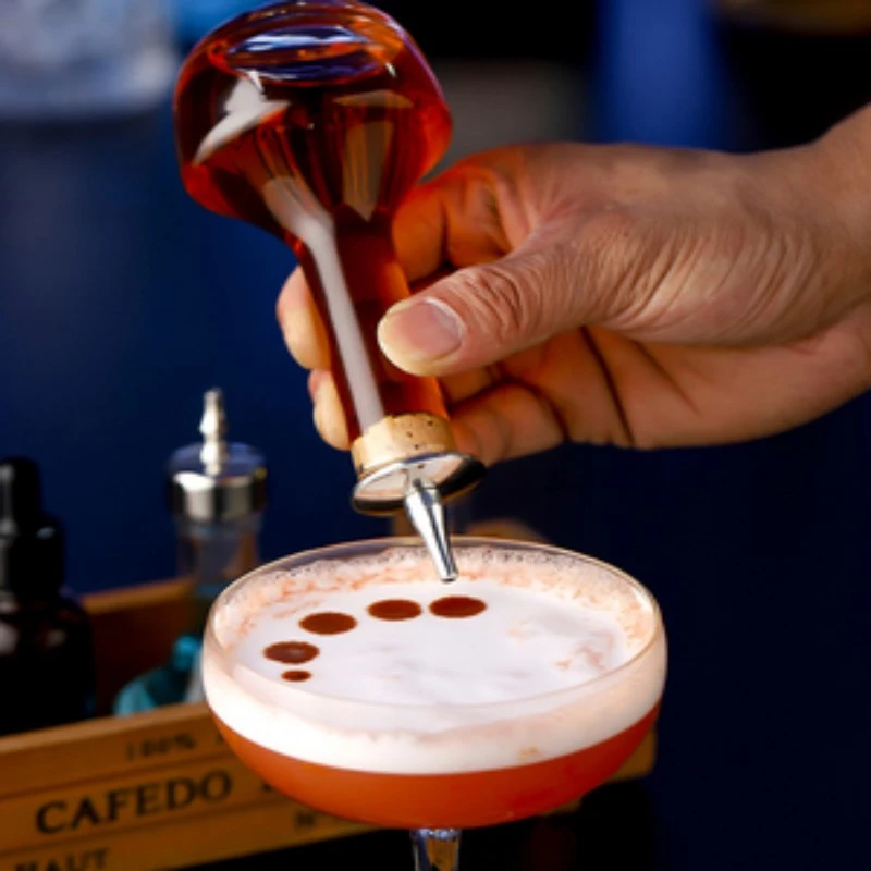 100ml Glass Spray Bitter Dropper Bottle Glass Bottle Cocktail Bitters Bottle Bar Tools