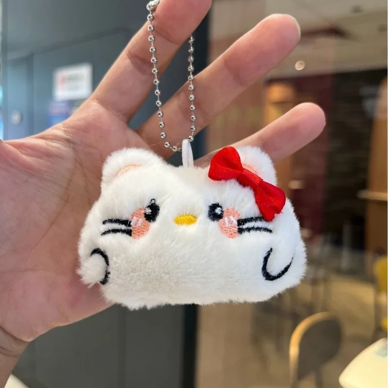 Sanrio kawaii hellokitty curto brinquedo de pelúcia mochila diária cinnamoroll acessórios dos desenhos animados presente festival das crianças
