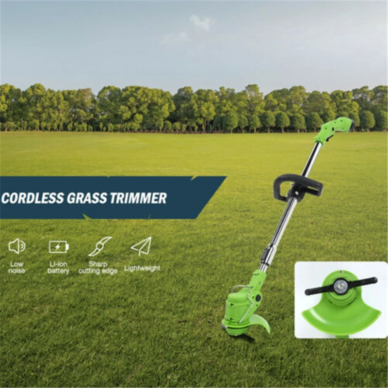 

450W 2000/3000MA Electric Lawn Mower Cordless Irrigation Lithium Rechargeable Electric Grass Weeds Lawn Trimmer Edger Weed Eater