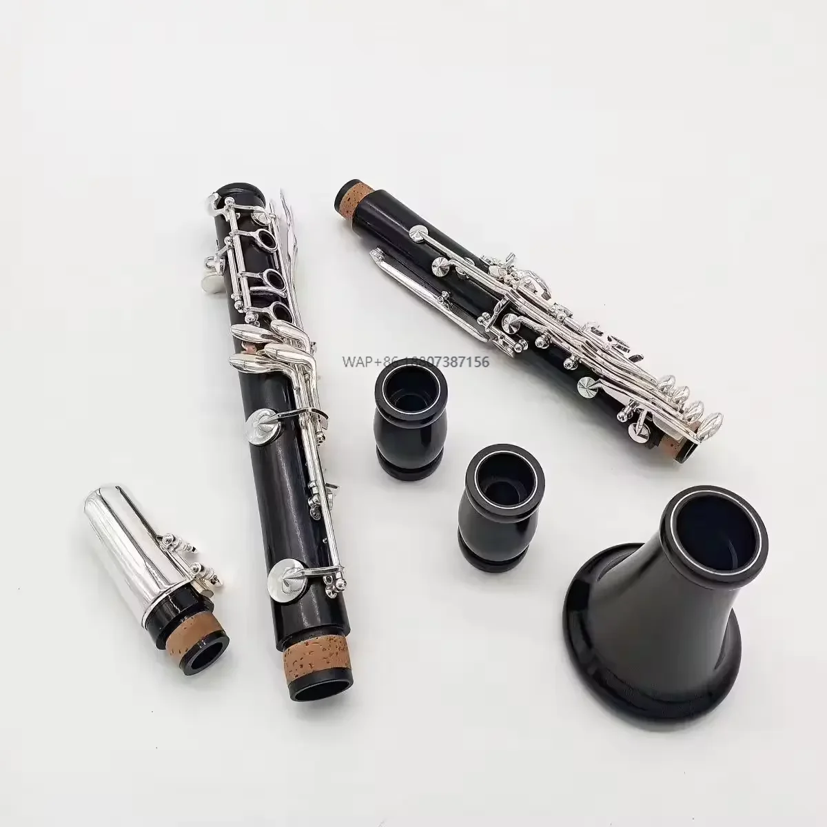 

High Grade Ebony a Clarinet Silver Plated Key