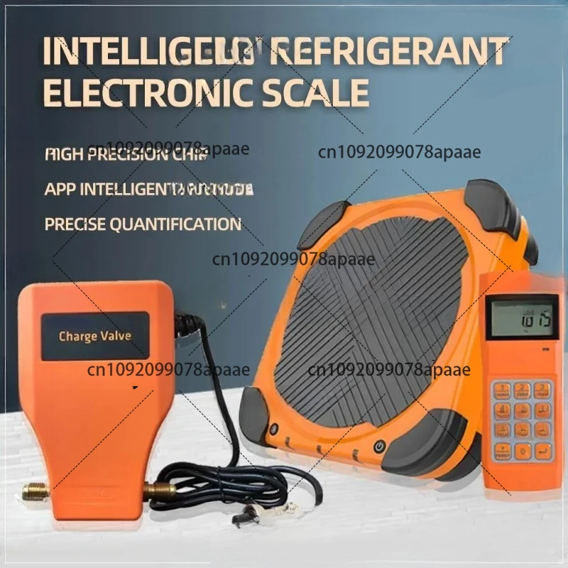 LMC-310 ميزان شحن إلكتروني لمبردات البلوتوث مع صمام شحن بقوة 220 رطل/100 كجم إضافة كمية